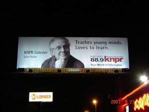 KNPR Billboard